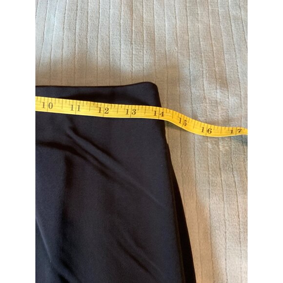 Boston Proper Flared Stretch Pants Size S Black Wide Leg Minimalist Travel - Picture 7 of 9